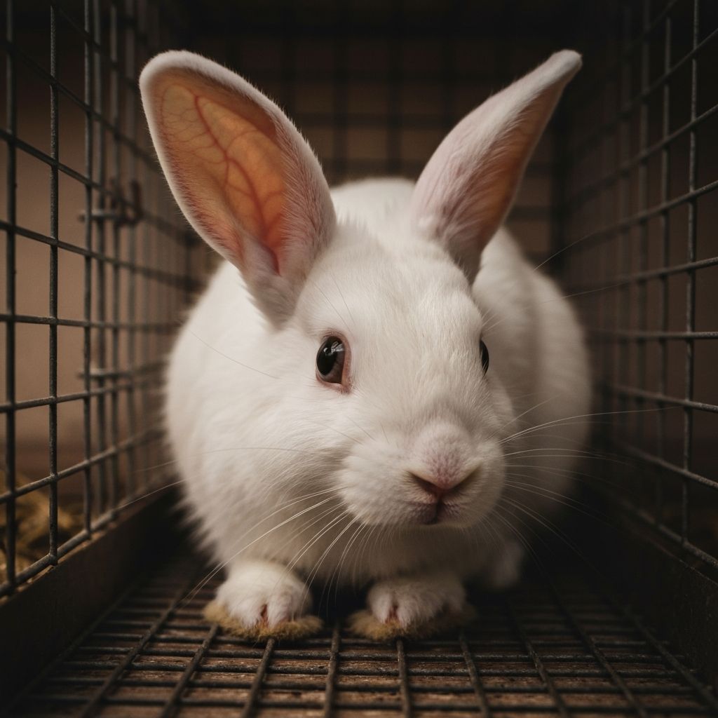 Coelho ou cobaia em estado de estresse e ansiedade
